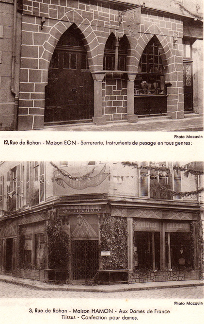 Commerces de Saint-Brieuc vers 1934