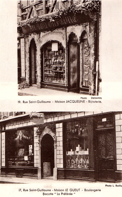 Commerces de Saint-Brieuc vers 1934