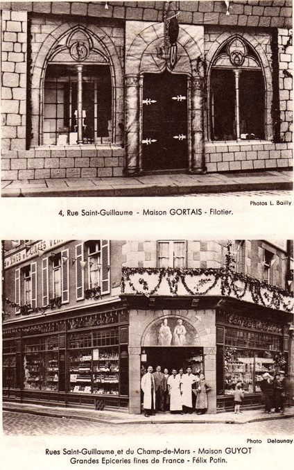 Commerces de Saint-Brieuc vers 1934