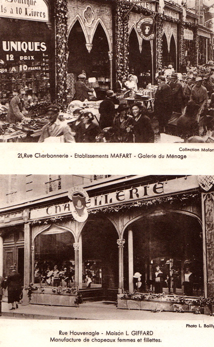 Commerces de Saint-Brieuc vers 1934