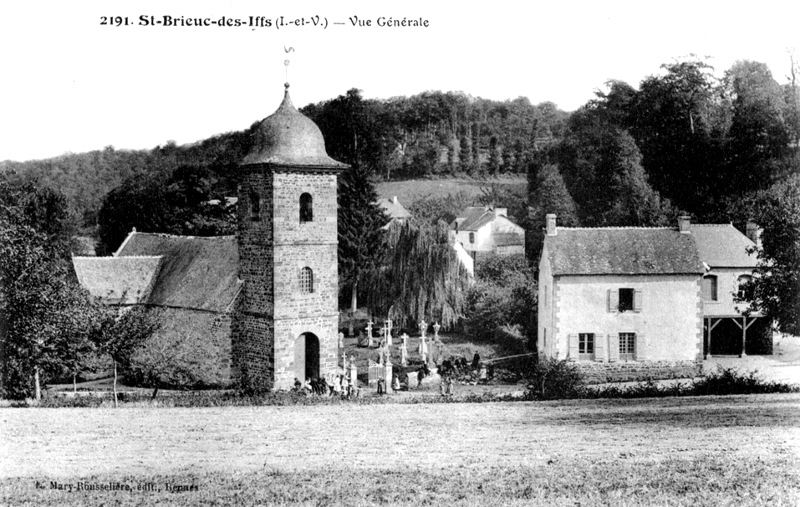 Ville de Saint-Brieuc-des-Iffs (Bretagne).