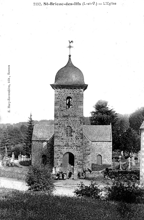 Eglise de Saint-Brieuc-des-Iffs (Bretagne).