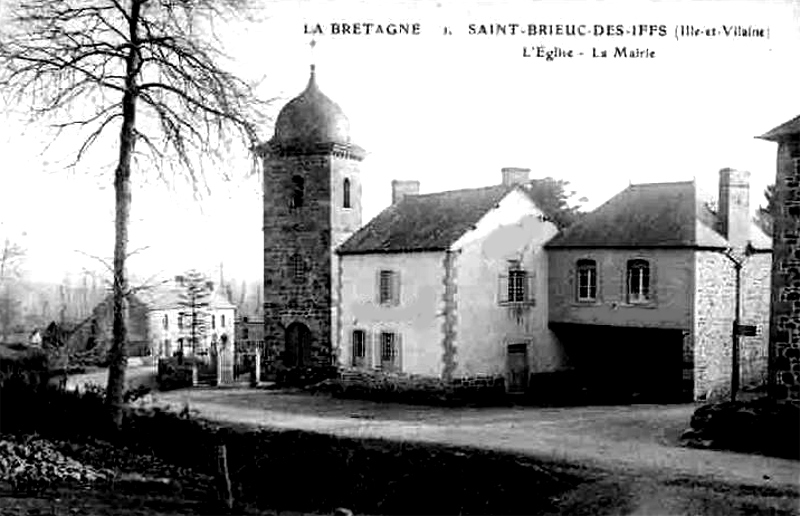 Ville de Saint-Brieuc-des-Iffs (Bretagne).
