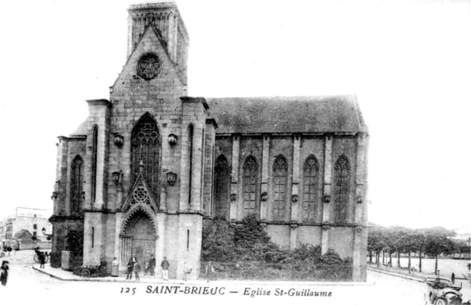 Eglise Saint-Guillaume de Saint-Brieuc (Bretagne).