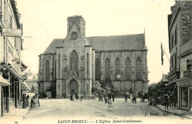 Eglise Saint-Guillaume de Saint-Brieuc (Bretagne).