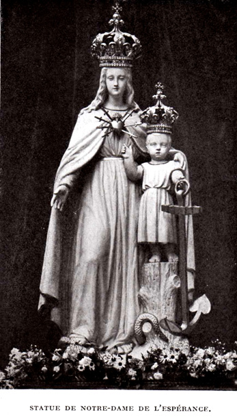 Saint-Brieuc : statue de Notre-Dame d'Esprance