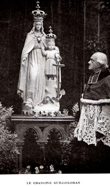 Saint-Brieuc : statue de Notre-Dame d'Esprance