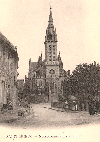 Basilique Notre-Dame d'Esprance de la Ville de Saint-Brieuc (Bretagne).