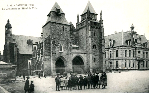 Cathédrale de la Ville de Saint-Brieuc (Bretagne).