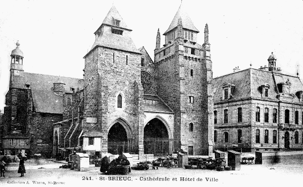 Cathdrale de la Ville de Saint-Brieuc (Bretagne).