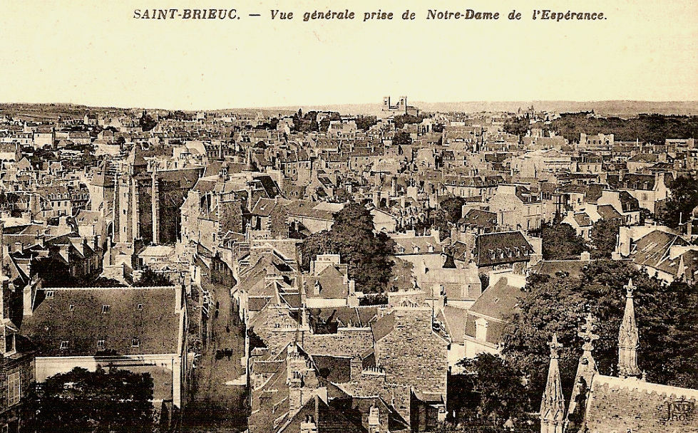 Ville de Saint-Brieuc (Bretagne).
