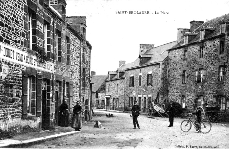 Ville de Saint-Broladre (Bretagne).