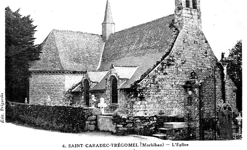 Eglise de Saint-Caradec-Trégomel (Bretagne).