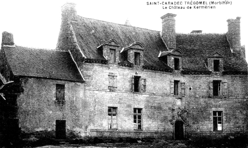 Château de Saint-Caradec-Trégomel (Bretagne).