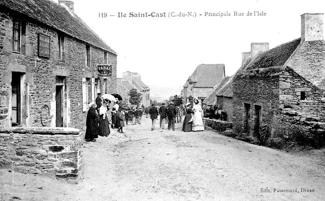 Ville de Saint-Cast-le-Guildo (Bretagne).