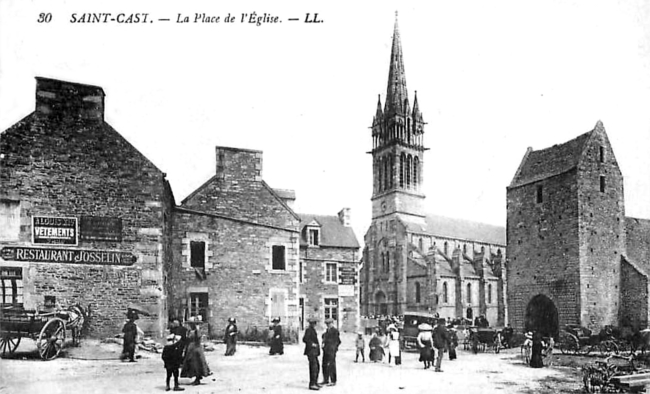 Ville de Saint-Cast-le-Guildo (Bretagne).