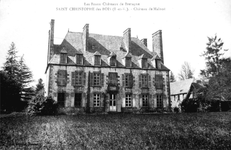 Chteau de Malno  Saint-Christophe-des-Bois (Bretagne).