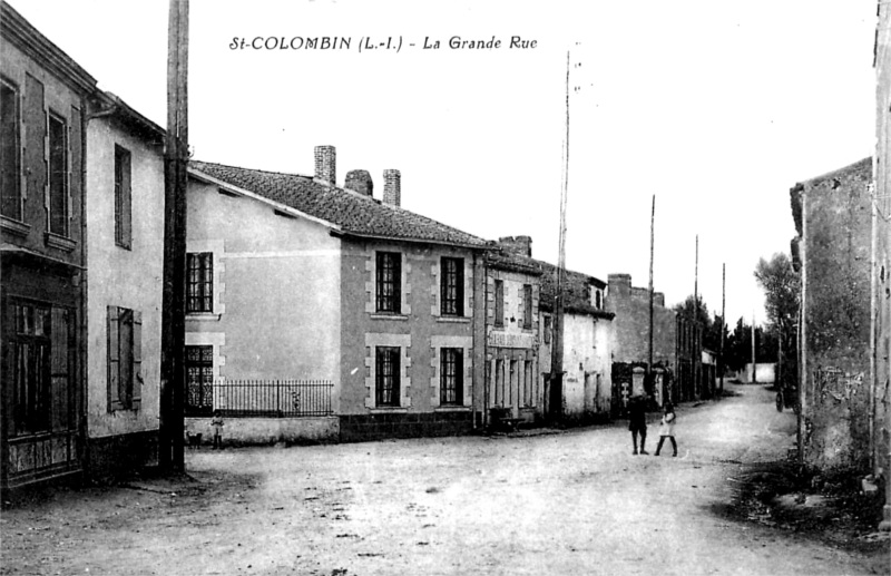 Ville de Saint-Colomban ou Saint-Colombin (Bretagne).