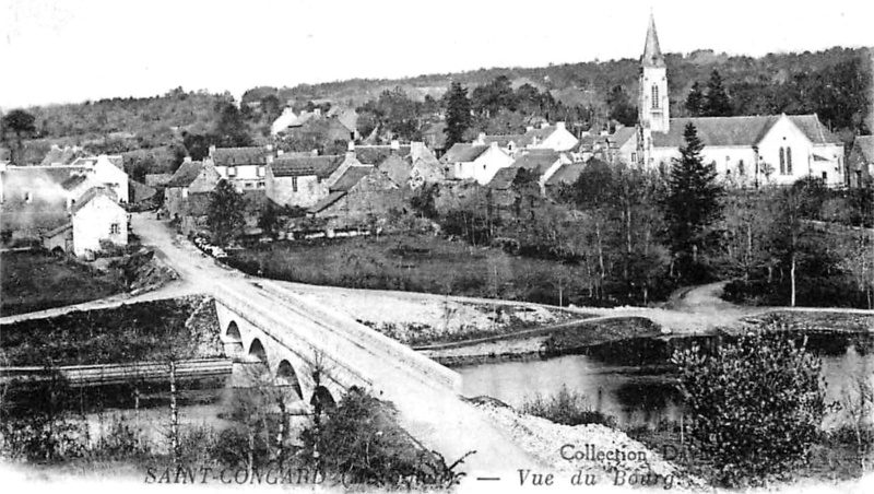 Ville de Saint-Congard (Bretagne).