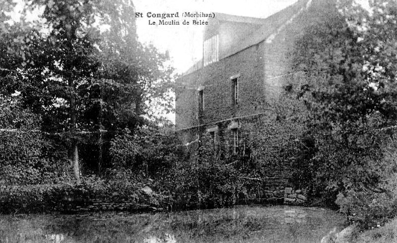 Moulin de Saint-Congard (Bretagne).