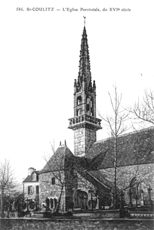 Eglise de Saint-Coulitz (Bretagne).