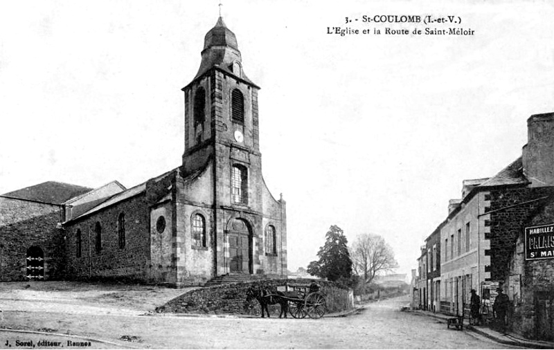 Eglise de Saint-Coulomb (Bretagne).