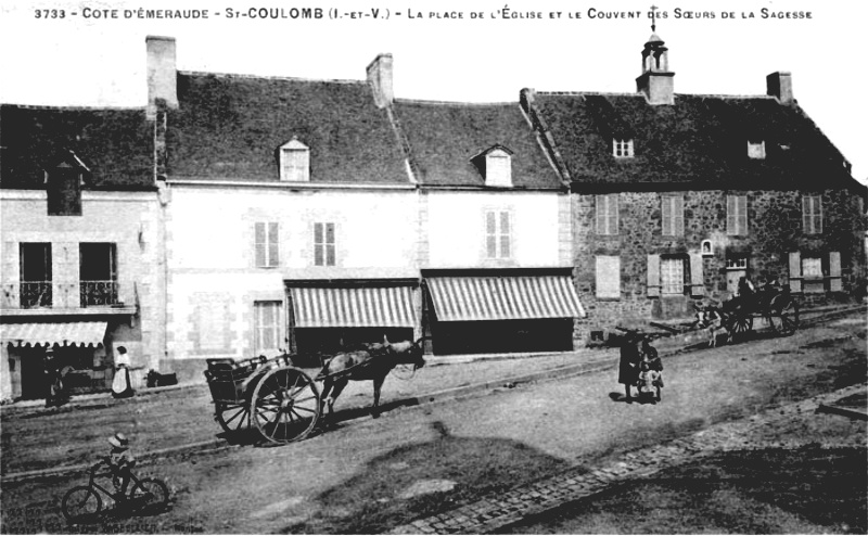 Ville de Saint-Coulomb (Bretagne).