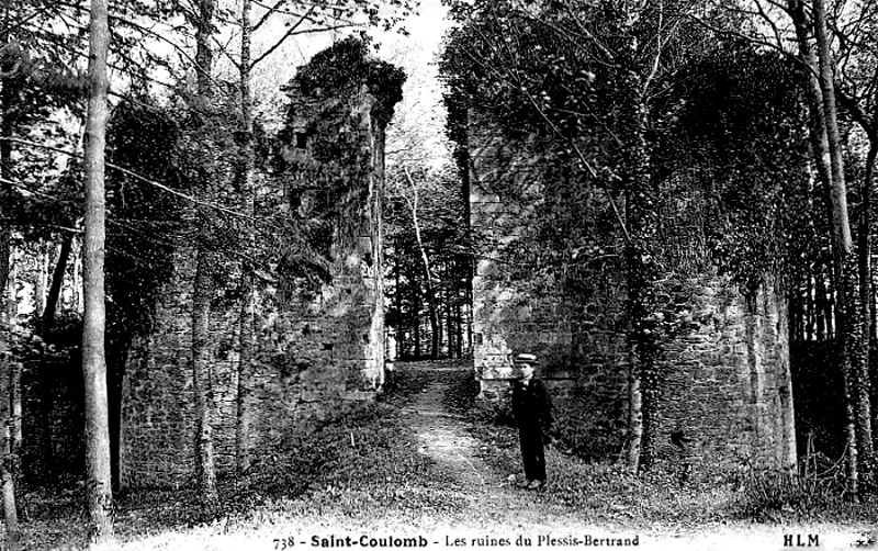 Chteau Plessis-Bertrand de Saint-Coulomb (Bretagne)