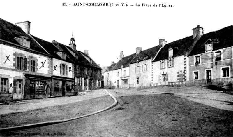 Ville de Saint-Coulomb (Bretagne).