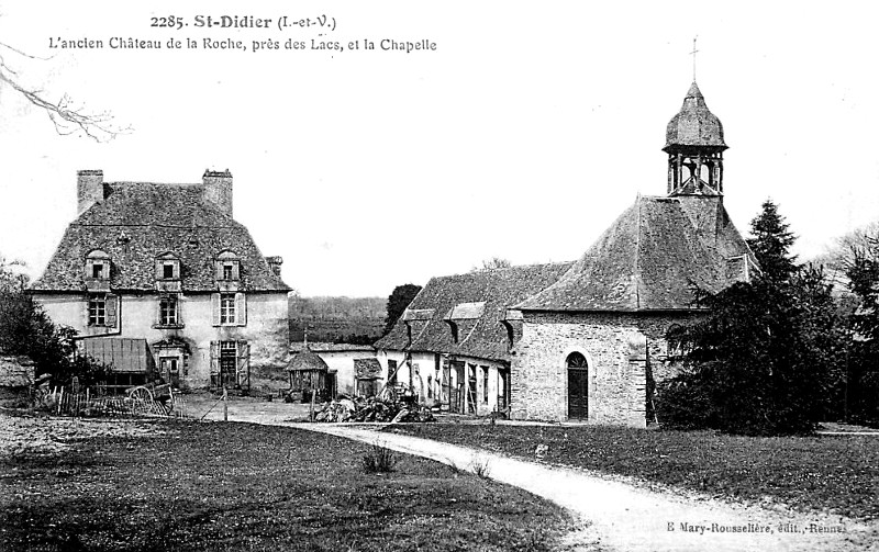 Chteau de la Roche  Saint-Didier (Bretagne).