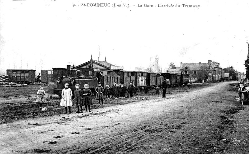 Ville de Saint-Domineuc (Bretagne).