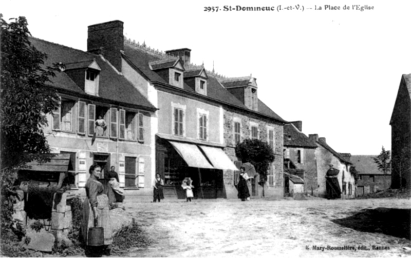 Ville de Saint-Domineuc (Bretagne).