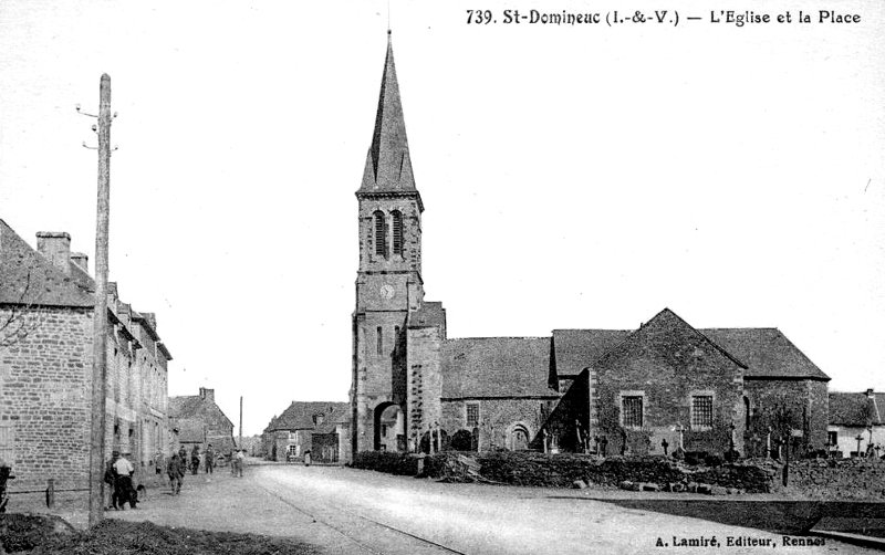 Eglise de Saint-Domineuc (Bretagne).