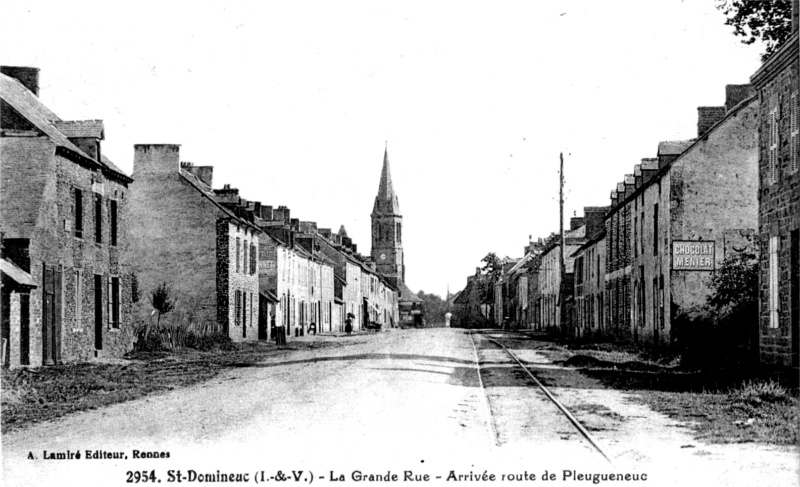 Ville de Saint-Domineuc (Bretagne).