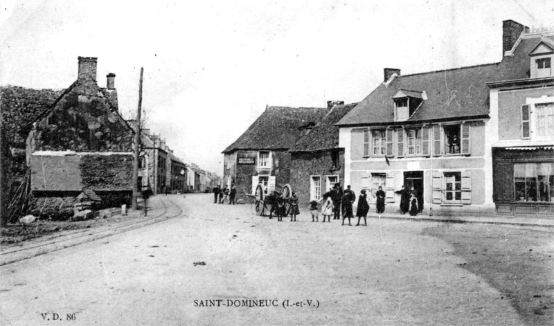 Ville de Saint-Domineuc (Bretagne).