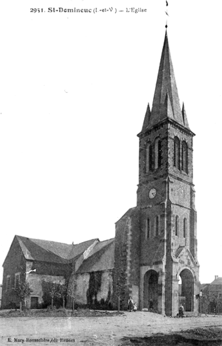 Eglise de Saint-Domineuc (Bretagne).