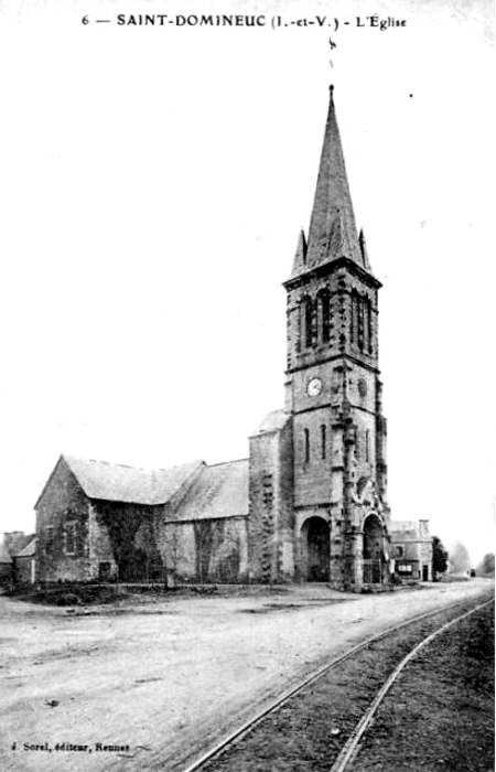 Eglise de Saint-Domineuc (Bretagne).