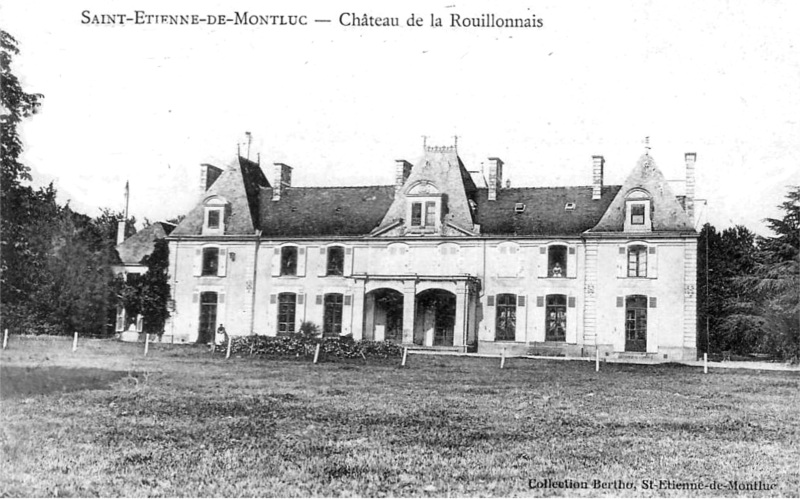 Chteau de la Rouillonnaie  Saint-Etienne-de-Montluc (Bretagne).