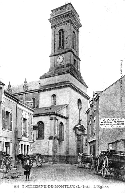 Eglise de Saint-Etienne-de-Montluc (Bretagne).