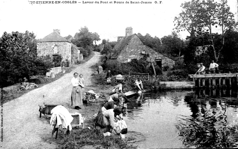 Lavoir de Saint-Etienne-en-Cogls (Bretagne).