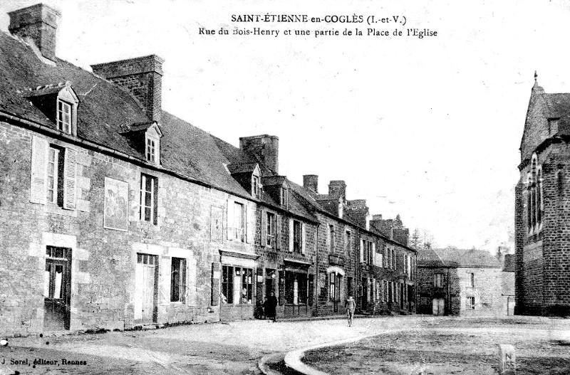 Ville de Saint-Etienne-en-Cogls (Bretagne).