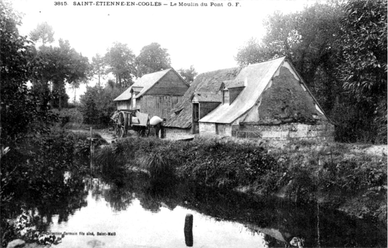 Moulin de Saint-Etienne-en-Cogls (Bretagne).