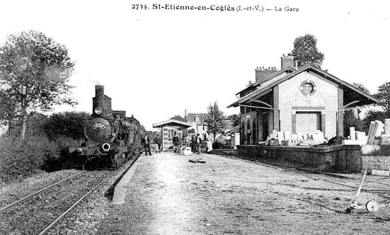 Ville de Saint-Etienne-en-Cogls (Bretagne).