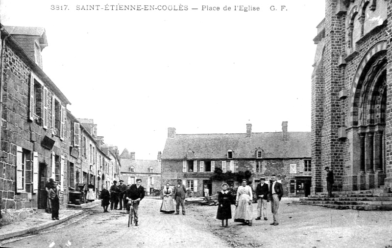 Ville de Saint-Etienne-en-Cogls (Bretagne).