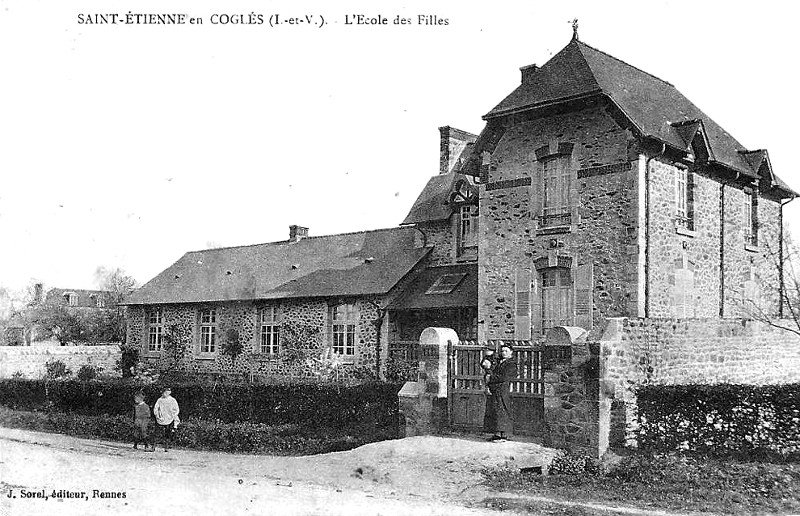 Ville de Saint-Etienne-en-Cogls (Bretagne).