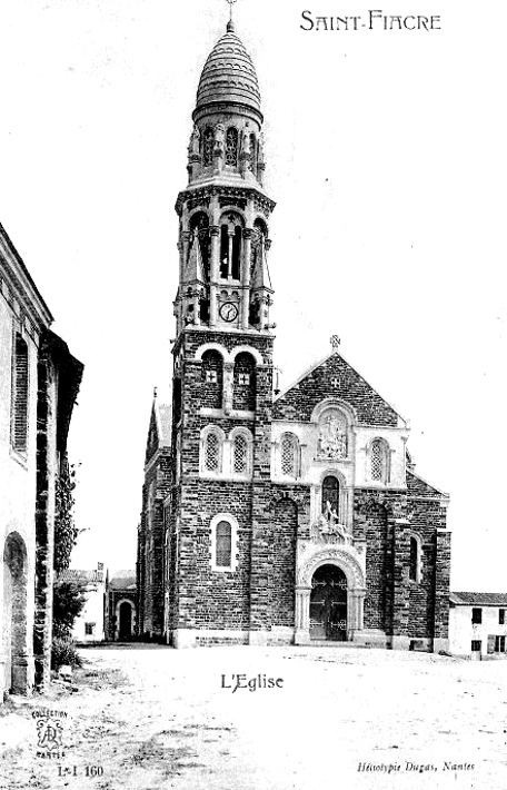 Eglise de Saint-Fiacre-sur-Maine (anciennement en Bretagne).