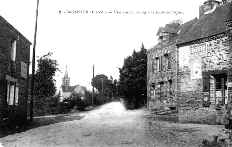 Ville de Saint-Ganton (Bretagne).