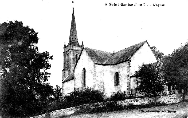 Eglise de Saint-Ganton (Bretagne).