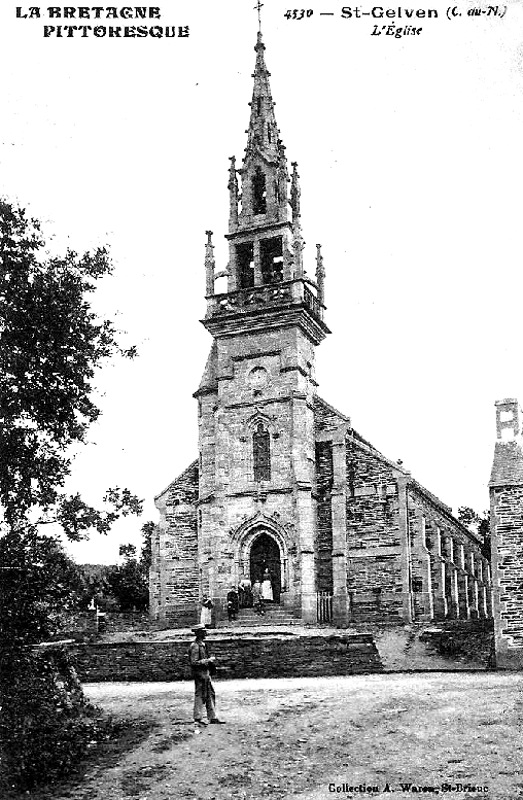 Eglise de Saint-Gelven (Bretagne).