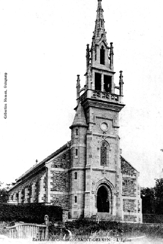 Eglise de Saint-Gelven (Bretagne).